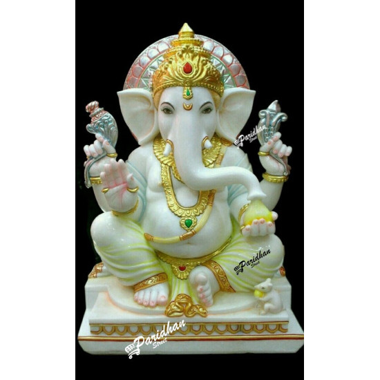 Marble Ganesh Statue For Home Mandir/Temple/Office-ganesh idols For Home-Vinayagar Statue-Ganpati Murti Sculptures-Lord ganesha Statue Marble Ganesh Statue For Home Mandir/Temple/Office-ganesh idols For Home-Vinayagar Statue-Ganpati Murti Sculptures-Lord ganesha Statue