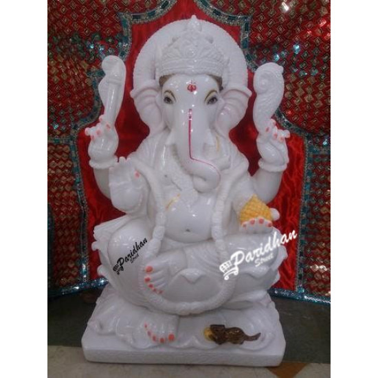 Marble Ganesh Statue-Marble Ganesh Murti For Home Mandir/Temple/Office-Ganpati Idol-White Marble Ganesh Statue-Hindu God DeityFigurineTemple Marble Ganesh Statue-Marble Ganesh Murti For Home Mandir/Temple/Office-Ganpati Idol-White Marble Ganesh Statue-Hindu God DeityFigurineTemple