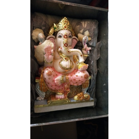 Pure Makrana Marble Ganesh Statue For Home Mandir/Temple/Office-ganesh idols For Home-Vinayagar Statue-Ganpati Murti -Lord ganesha Statue Pure Makrana Marble Ganesh Statue For Home Mandir/Temple/Office-ganesh idols For Home-Vinayagar Statue-Ganpati Murti -Lord ganesha Statue