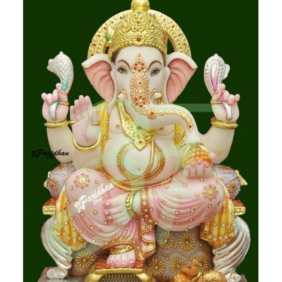 Pure Makrana Marble Ganesh Statue For Home Mandir/Temple/Office-ganesh idols For Home-Vinayagar Statue-Ganpati Murti -Lord ganesha Statue Pure Makrana Marble Ganesh Statue For Home Mandir/Temple/Office-ganesh idols For Home-Vinayagar Statue-Ganpati Murti -Lord ganesha Statue
